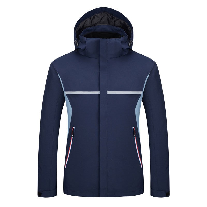Custom Logo Autumn winter men's and women's jackets 3-in-1 Luxury Quality warm hiking ski suits 2pieces Jacket Outdoor Plus size