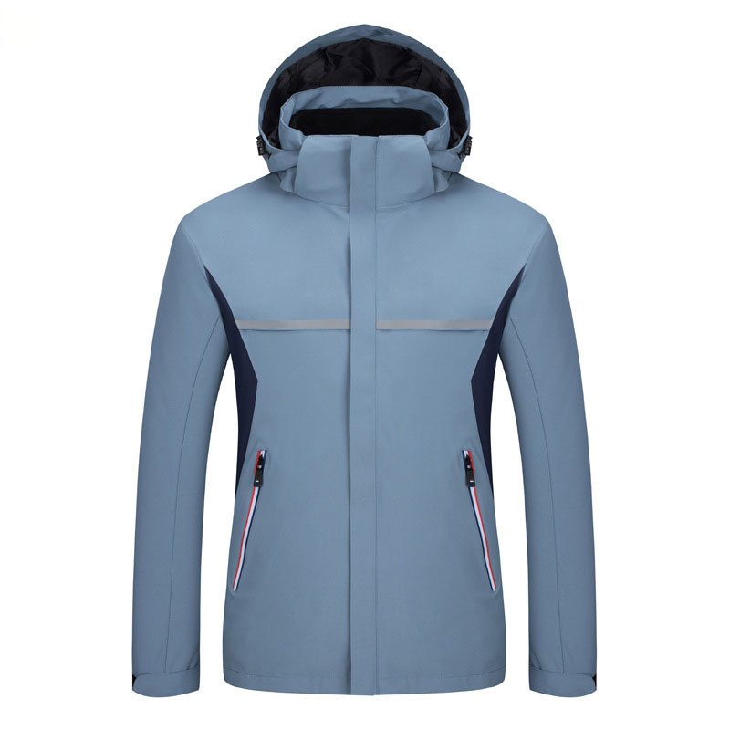 Custom Logo Autumn winter men's and women's jackets 3-in-1 Luxury Quality warm hiking ski suits 2pieces Jacket Outdoor Plus size