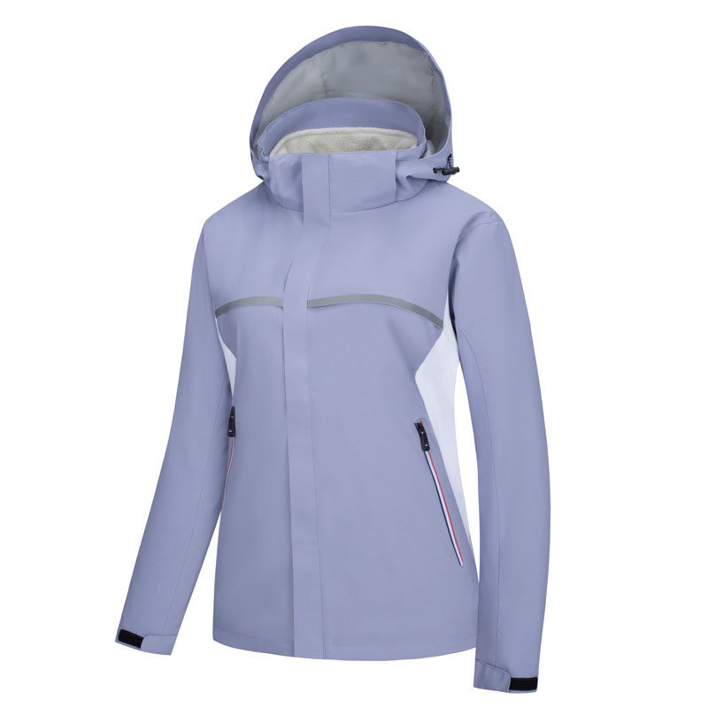 Custom Logo Autumn winter men's and women's jackets 3-in-1 Luxury Quality warm hiking ski suits 2pieces Jacket Outdoor Plus size