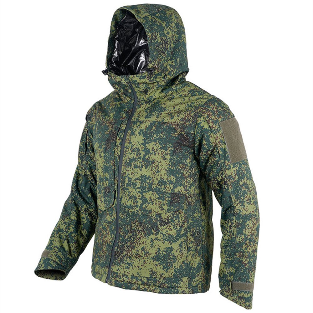 Cotton Clothing Reflective Heated Jacket Winter Thermal Reflective Jacket Men's Clothing Camouflage Tactical Jacket Waterproof