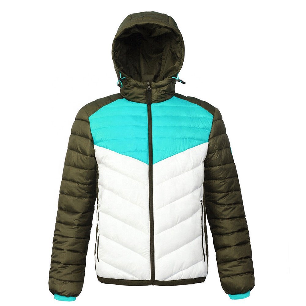 High Quality Down Padded Man Hooded Puffer Jacket Bubble Puff Quilted Coat Outwear Winter Windbreaker Jackets Plus Size Men's