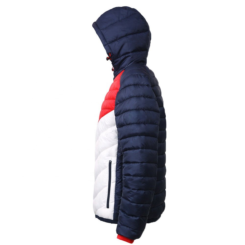 High Quality Down Padded Man Hooded Puffer Jacket Bubble Puff Quilted Coat Outwear Winter Windbreaker Jackets Plus Size Men's