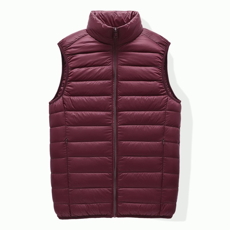 Men's Lightweight Warm Puffer Vest Outdoor Sleeveless Jacket for Golf Hiking Casual Travel