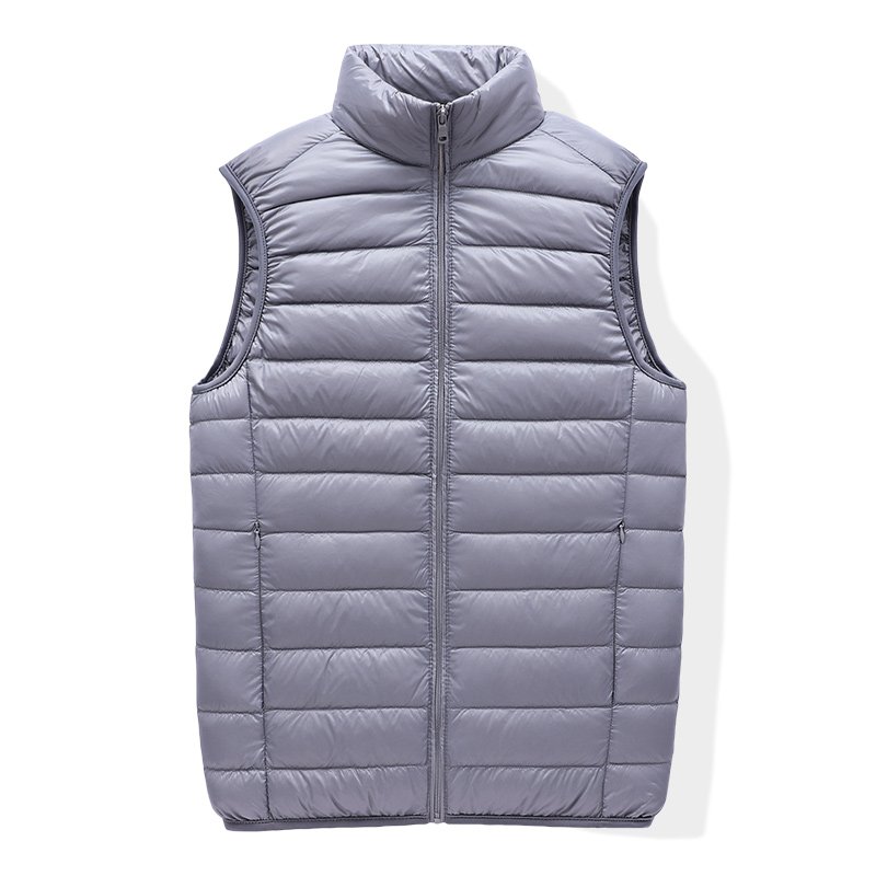 Men's Lightweight Warm Puffer Vest Outdoor Sleeveless Jacket for Golf Hiking Casual Travel
