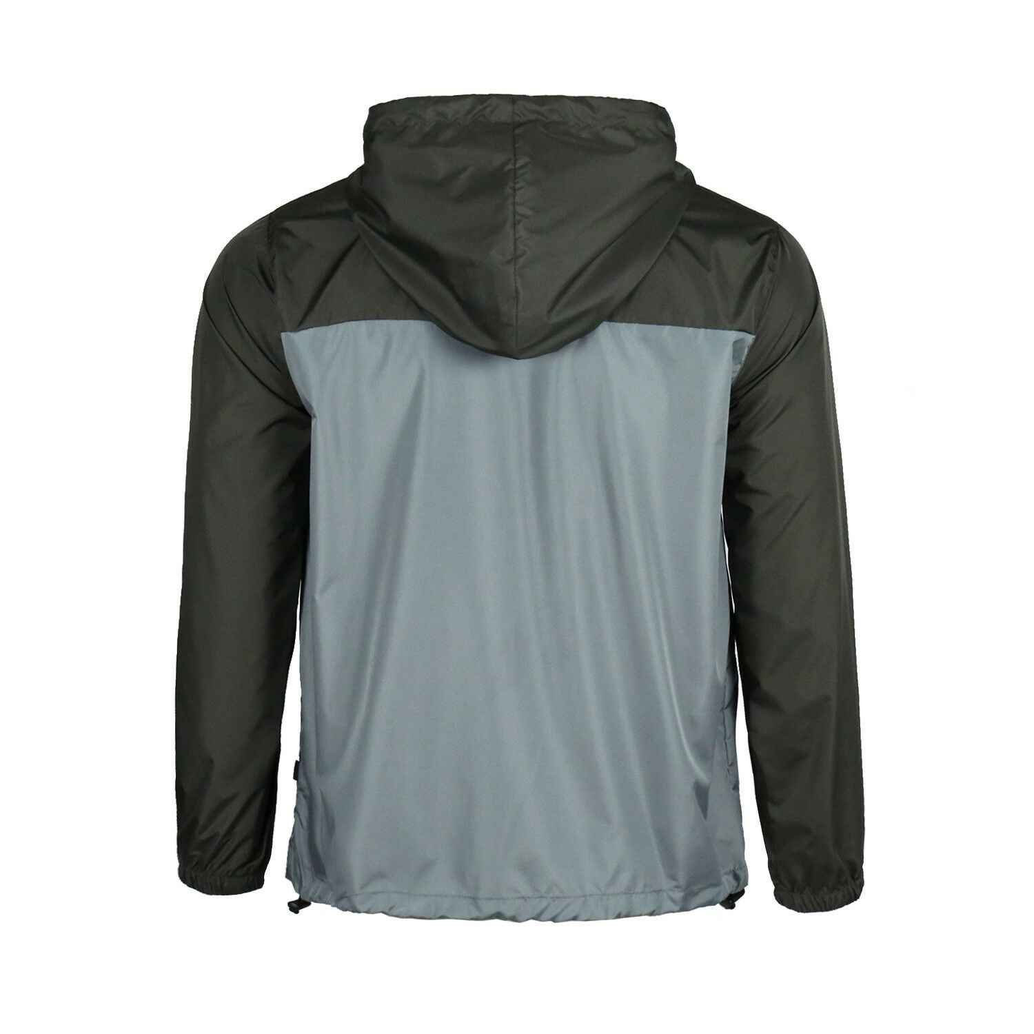 Custom Logo Windproof Men's Jackets Raincoat Water Resistant Fabric Sustainable Two Tone Nylon Rain Jacket Waterproof For Men's