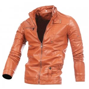 Men Leather Jackets Real Leather Casual Lather Jackets New Custom Leather Jacket