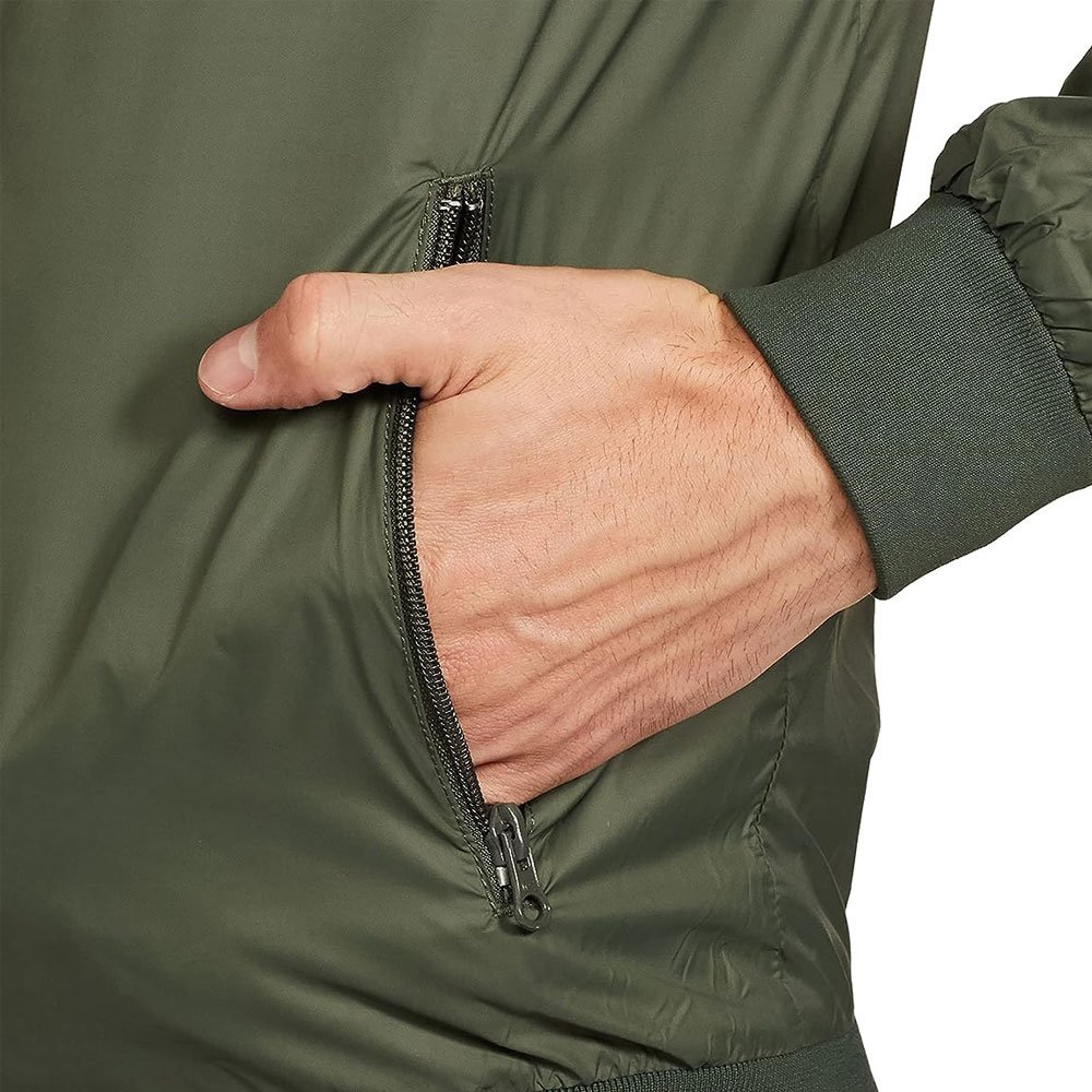 Men's Regular Fit Casual Jacket | Solid Polyester Windproof Zipper Jacket Full Zip Fleece Lining 2 Pockets Outdoor Activities