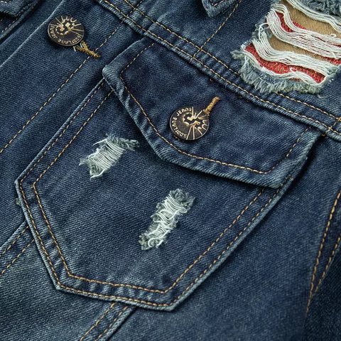 Wholesale Custom Vintage Plain Funky Over sized Jean Denim Jacket Men Fashion Street Wear Acid Wash Denim Jacket Quality Jacket