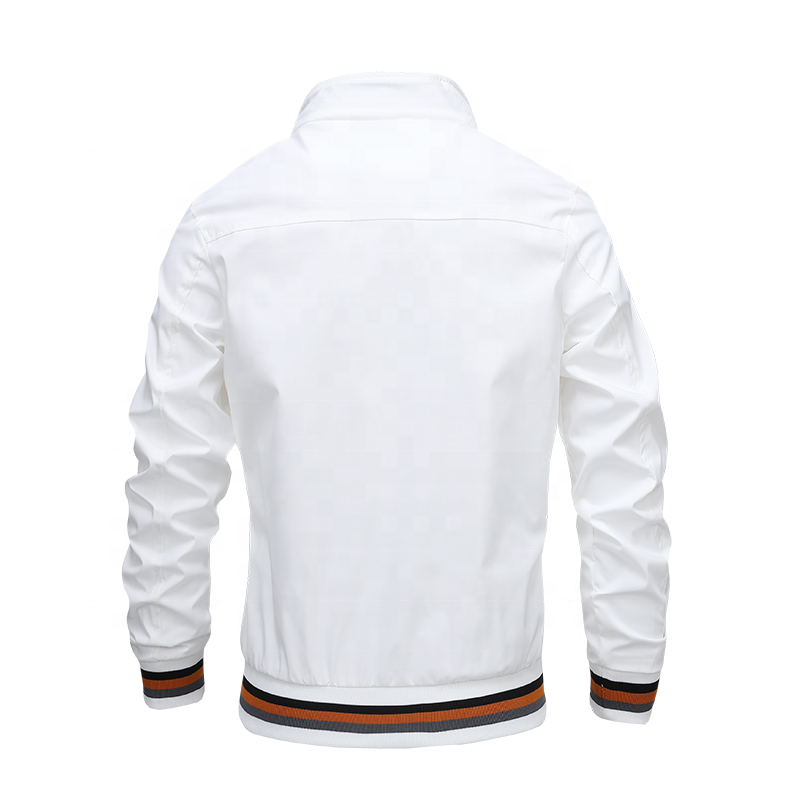 Custom Brand Quality Motorcycle Jacket Men Custom Logo Men's Stand Golf Jacket Fashion Outdoor Jogging Sports Men Jacket