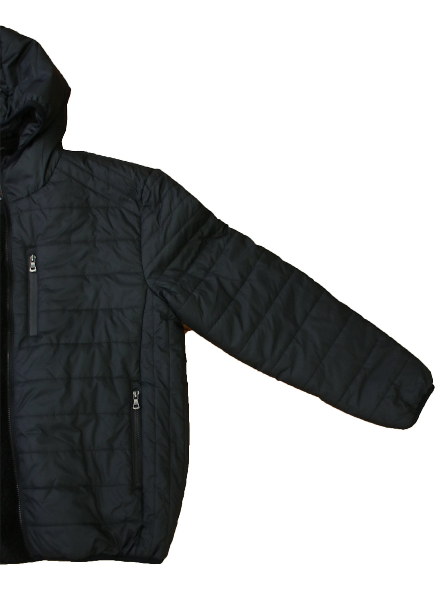 Whole sale Bomber Men Customize puffer Jacket Mens Sherpa-Lined Hooded Puffer Jacket For Unisex Jacket