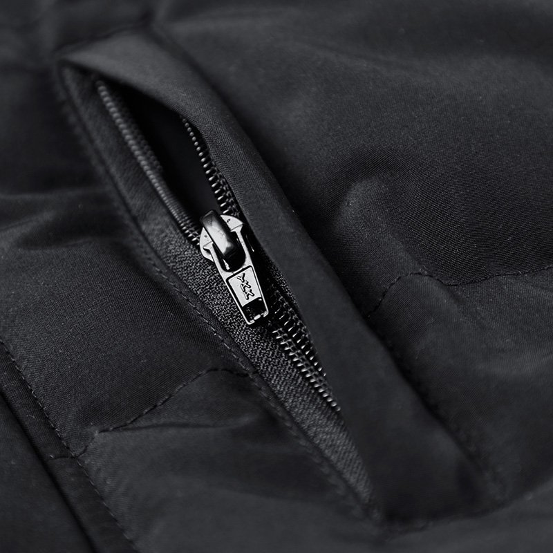 Wholesale Men's Winter Jackets Breathable Outdoor Artificial Fur Collar Embroidery Plus Size Puffer Padded Coat Hood