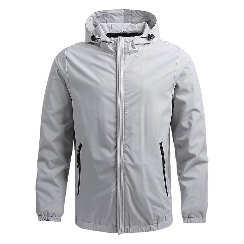 2024 Customization Wholesale Custom Winter Blank High Quality Casual Men's Hooded Waterproof Sports Outdoor Windbreaker Jacket