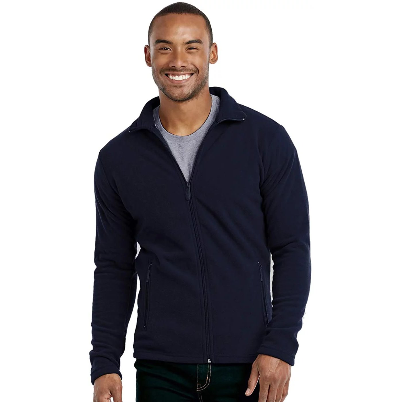 High Quality Custom Logo Outdoor Winter 100% Polyester Polar Fleece Fabric Jacket Heated For Men