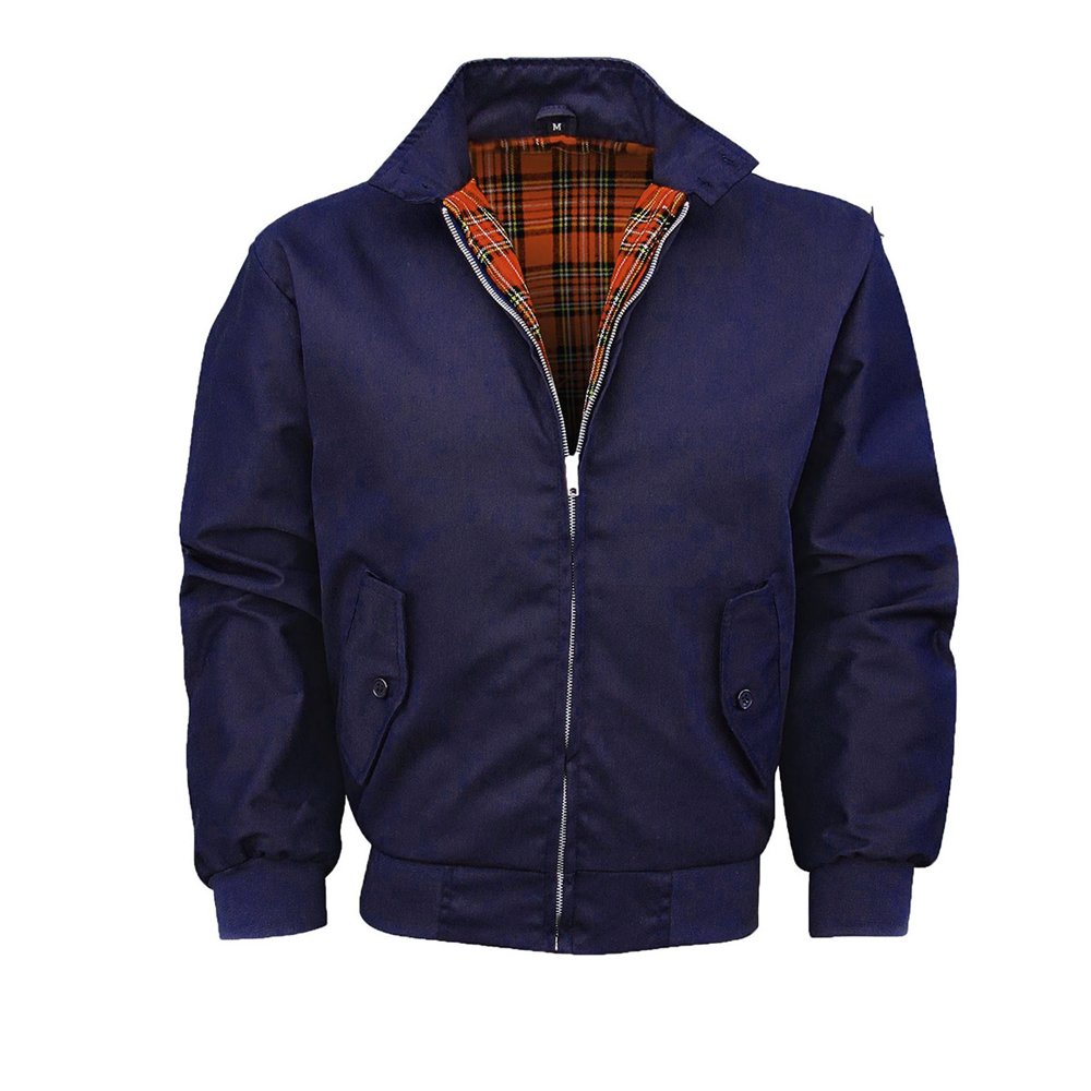 New Design 2020 Men Style Harrington Jacket regular Sleeves With Front Twin Pockets For Adults