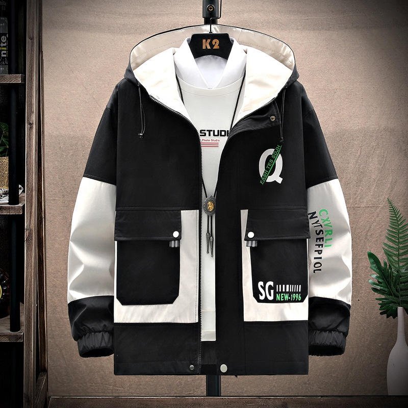 Autumn and winter men's jackets 2024 new spring, autumn and winter youth velvet thickened jackets for men high quality jackets