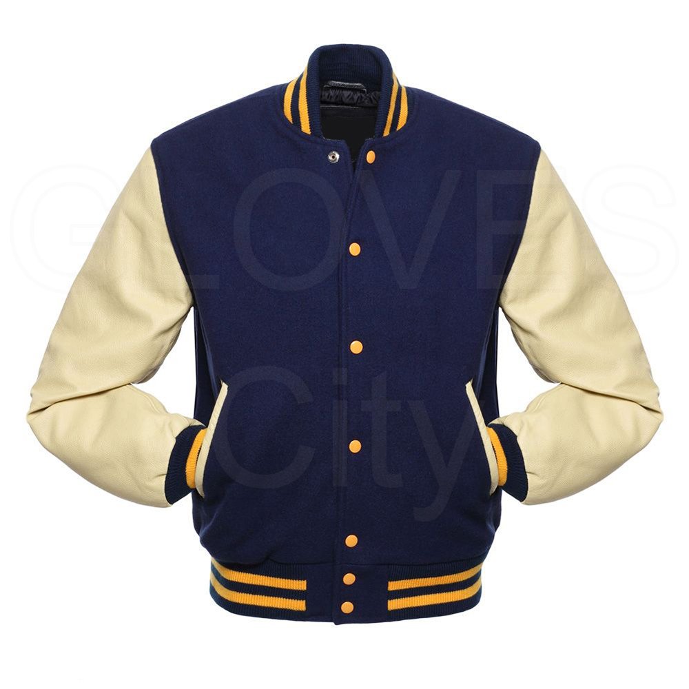 Varsity Jacket Custom Printing Long Sleeve Men's Baseball Jacket Men Plain Blank Varsity Letterman Jackets