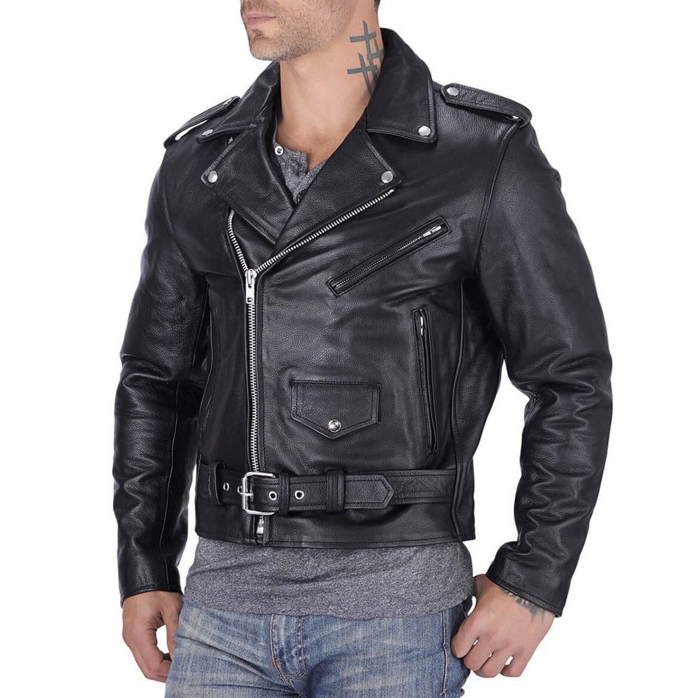 Hot Sales High quality men Leather motorcycle Jackets Best Selling Products Leather Coat utility Customized Manufacturing Jacket