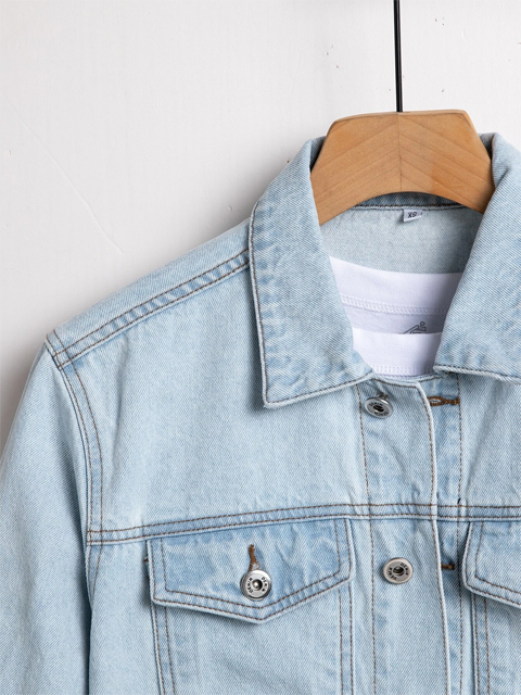 Comfortable Men's Light Blue Denim Jacket Blue Jacket With Pockets for Men