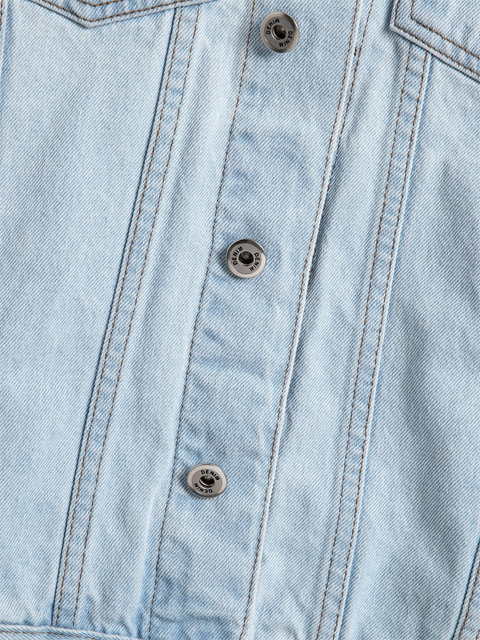 Comfortable Men's Light Blue Denim Jacket Blue Jacket With Pockets for Men