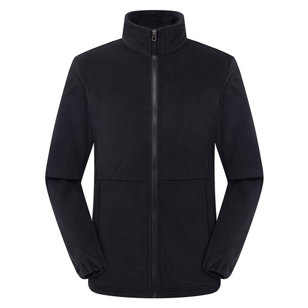New arrival custom logo full zip men's plus size polar fleece jackets