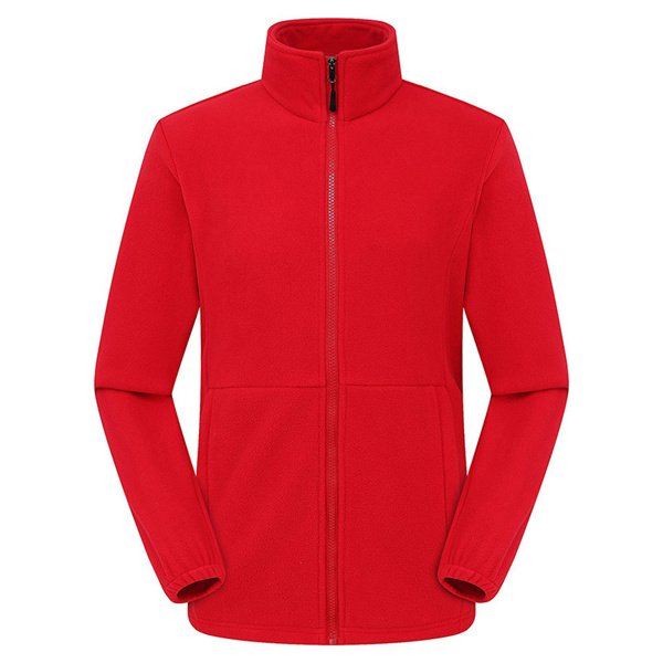 New arrival custom logo full zip men's plus size polar fleece jackets
