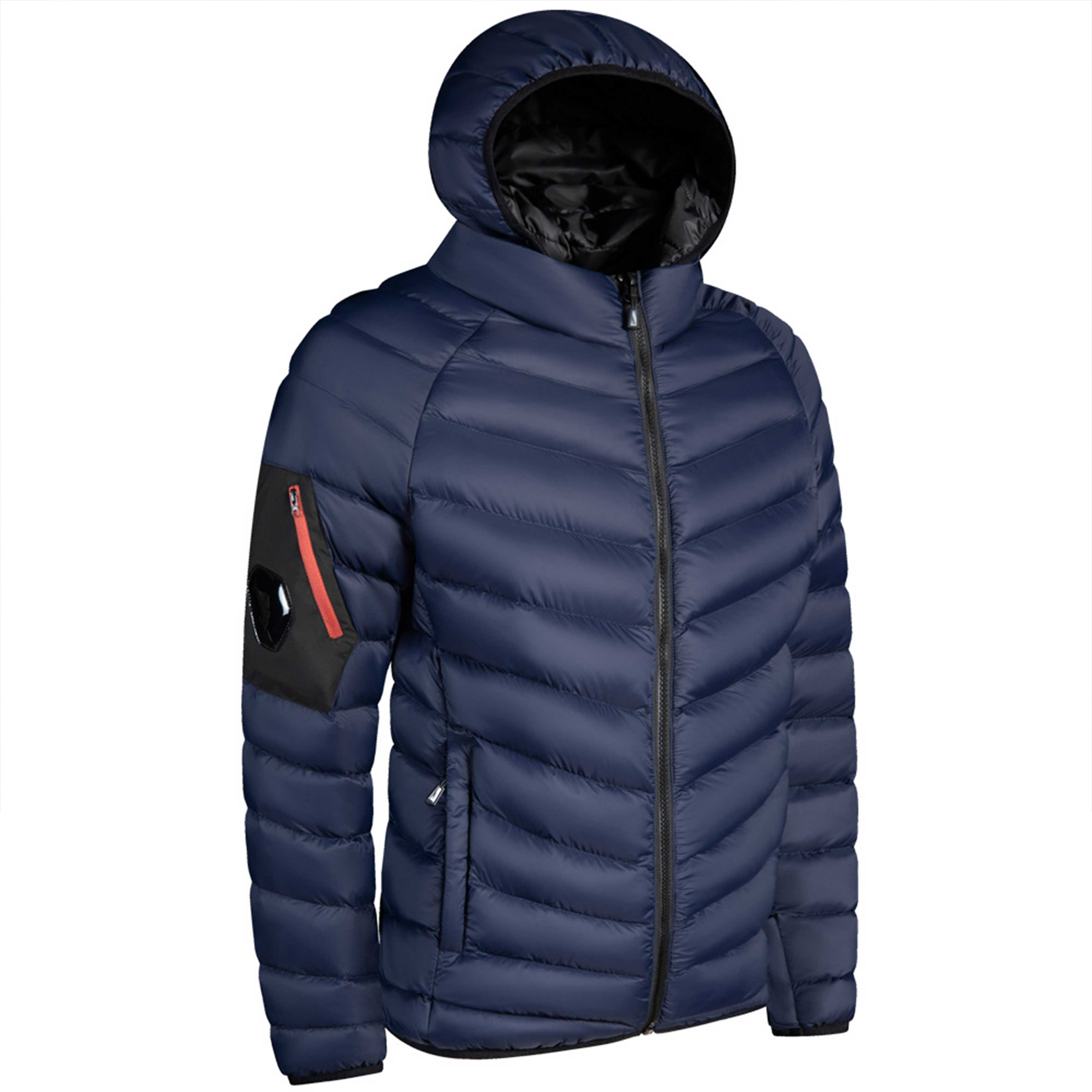 Men's Jacket Hooded lightweight men puffer quilted jacket down coats slim men winter best selling bomber jackets