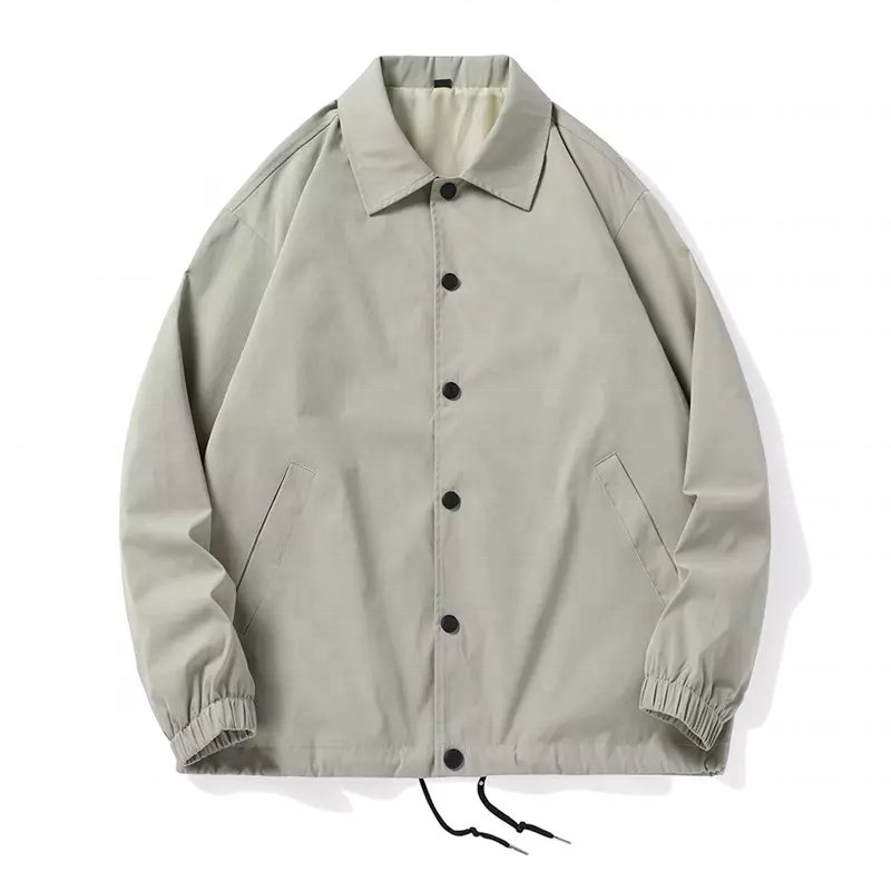 Jacket Blank Custom Logo Plus Size Men's Jacket Plain Black Windbreaker Jacket