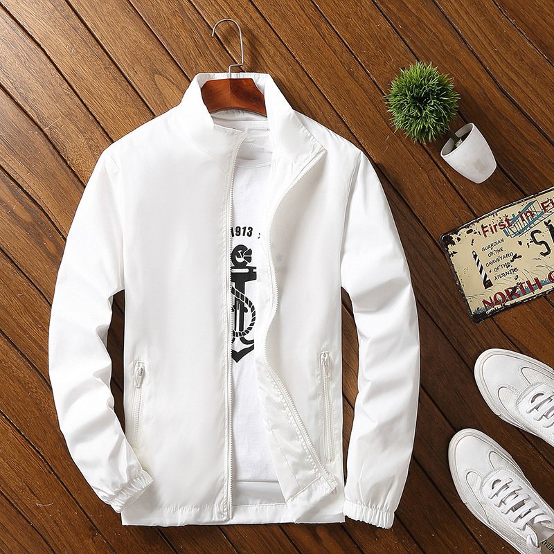 Men's Jacket Outdoor Windproof with Stand Collar Large Size Waterproof Camping Gear Casual Long Sleeves men's coats