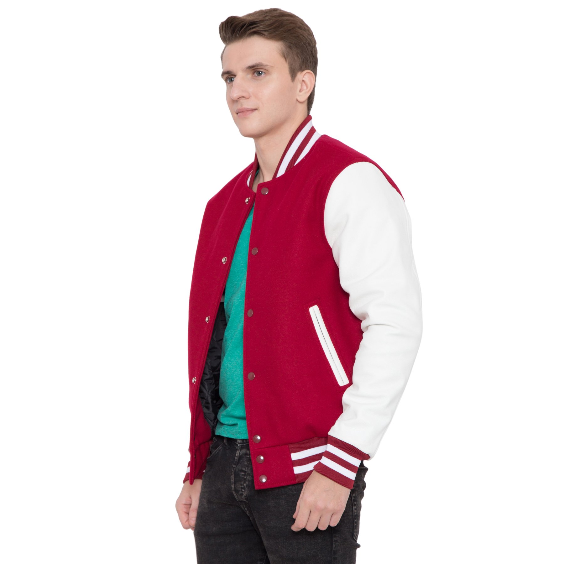 2023 New Arrival Men's High Quality Varsity Jacket Wholesale Best Design Street Wear in Different Colors Casual Style for Winter