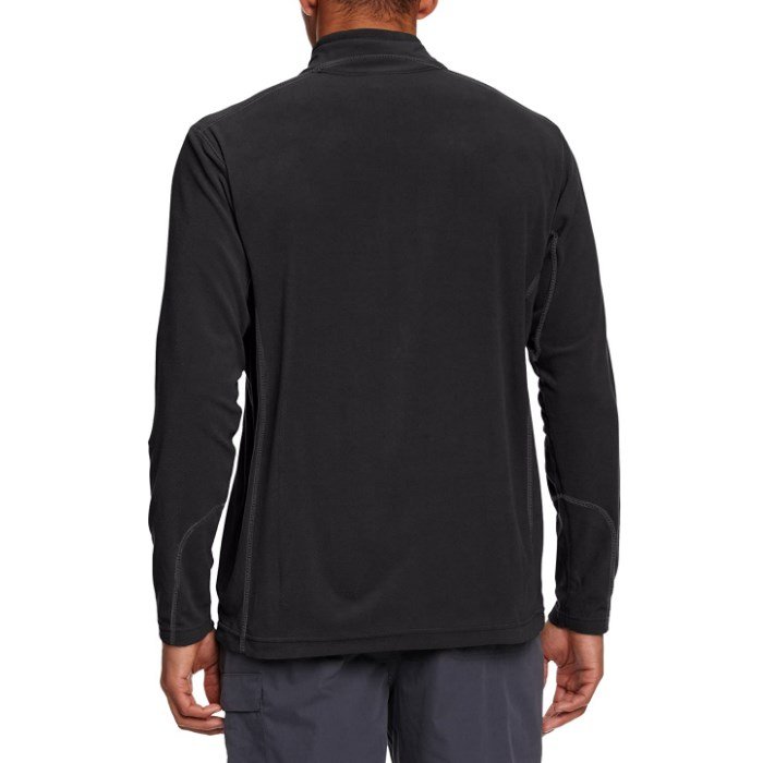 Custom fleece jacket 1/4 zip up hooded stand collar loose fit pullover men's jackets
