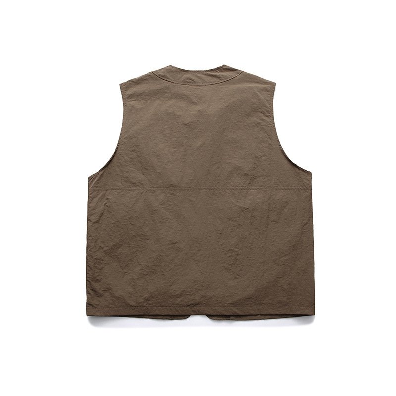 Outdoor Work Vest Mens Custom Logo Fishing Photography Vest Jacket Plus Size Men's Multi-pocket Mesh Utility Vest Waistcoats