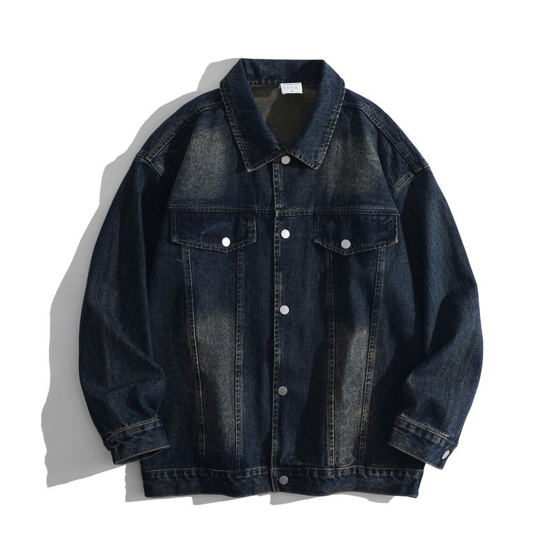Can be customized denim jacket fashion high-quality print denim jacket
