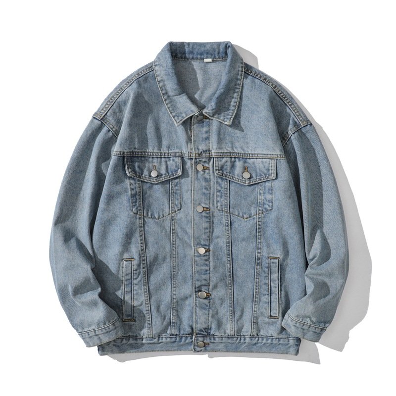 Can be customized denim jacket fashion high-quality print denim jacket