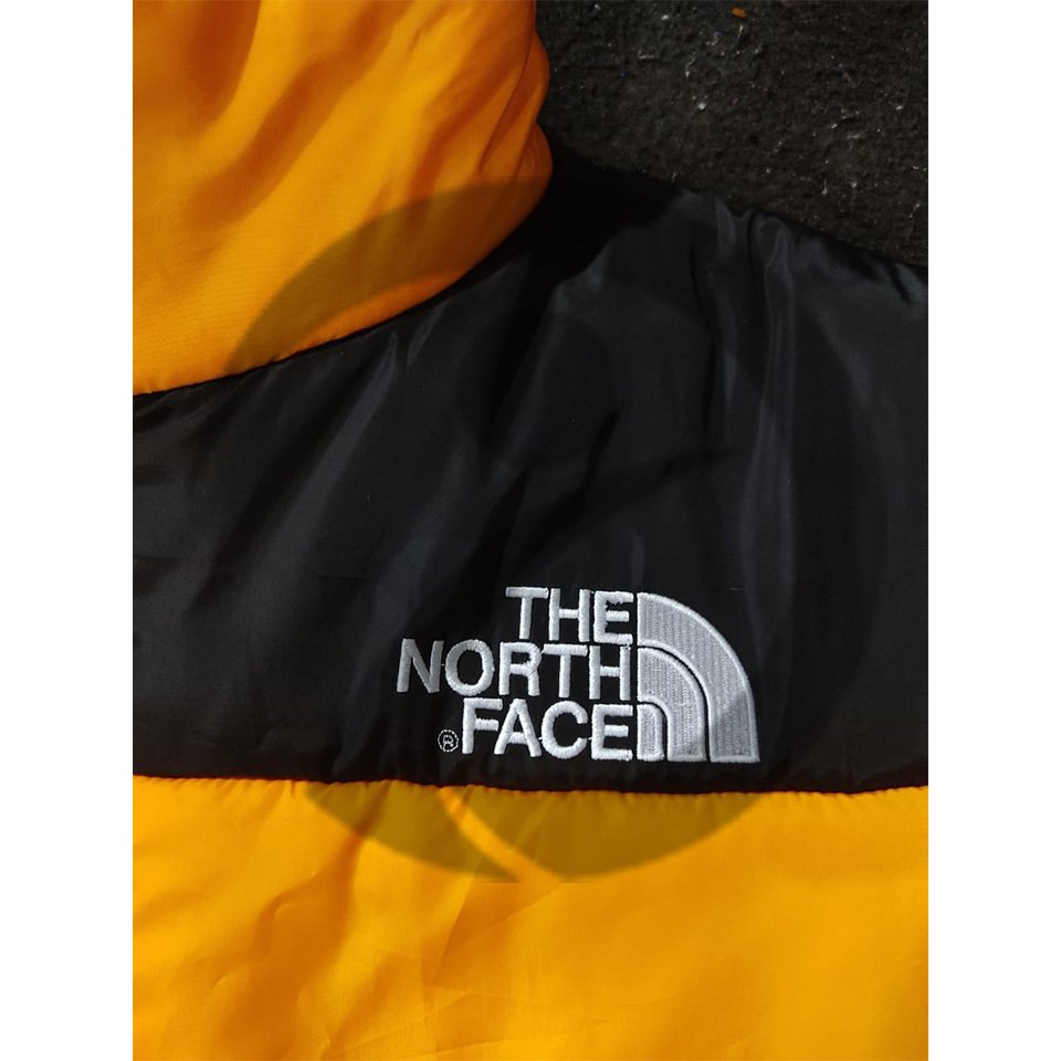 Yellow And Black Winter North Puffer Face Jacket Thicken Winter Coat Warm North Face Puffer Jacket