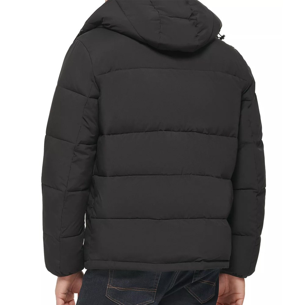 Factory Winter New Arrival Men's Casual Long Sleeve Puffer Jacket with Customized Logo Printing Wholesale Manufacture