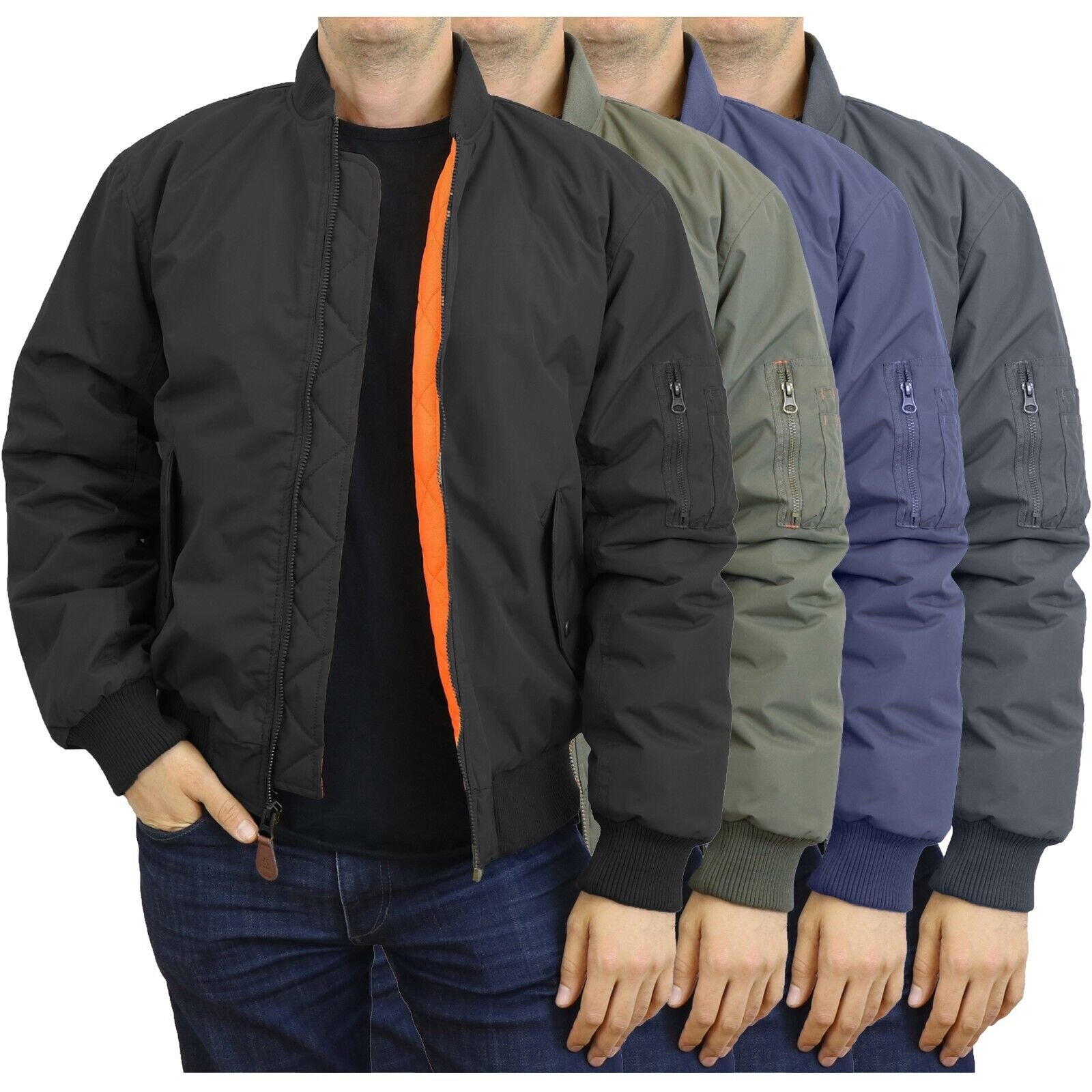 Men's Jackets and Coats Custom Men Bomber Jacket 2024 New Design Outdoor Clothes Casual Bomber Streetwear Jacket