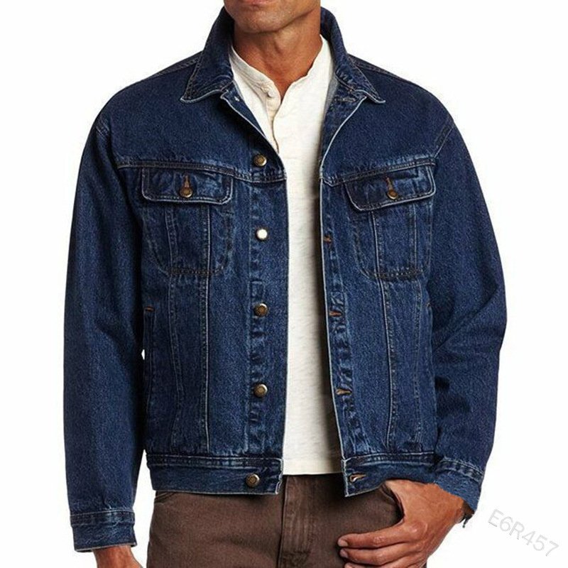 Jeans jacket High Quality Custom Labels Slim Fit Blue manufacturer Rugged Ripped Motorcycle designer for Denim Men Jacket