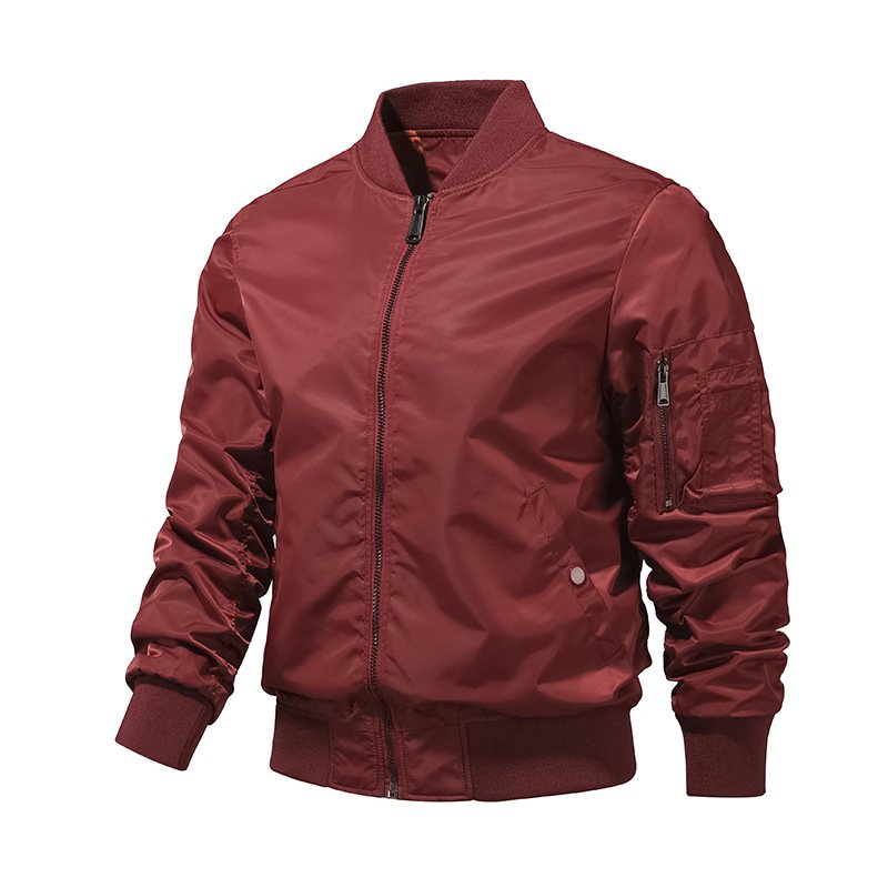 Hot Selling Men's Bomber Jacket Casual Fall Winter Warm Fashion Jacket and Coats Outwear