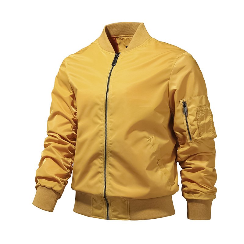 Hot Selling Men's Bomber Jacket Casual Fall Winter Warm Fashion Jacket and Coats Outwear