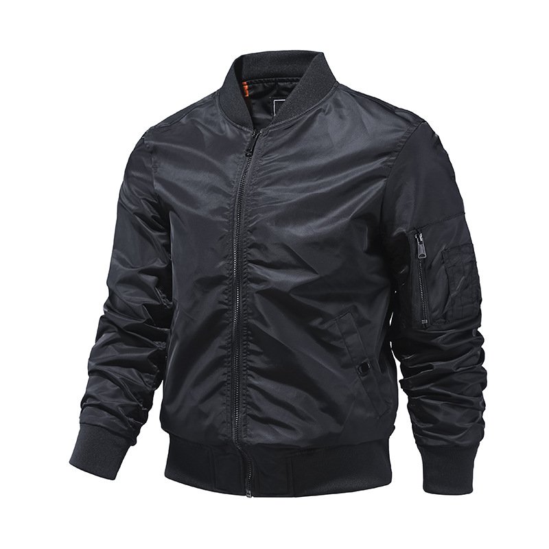 Hot Selling Men's Bomber Jacket Casual Fall Winter Warm Fashion Jacket and Coats Outwear
