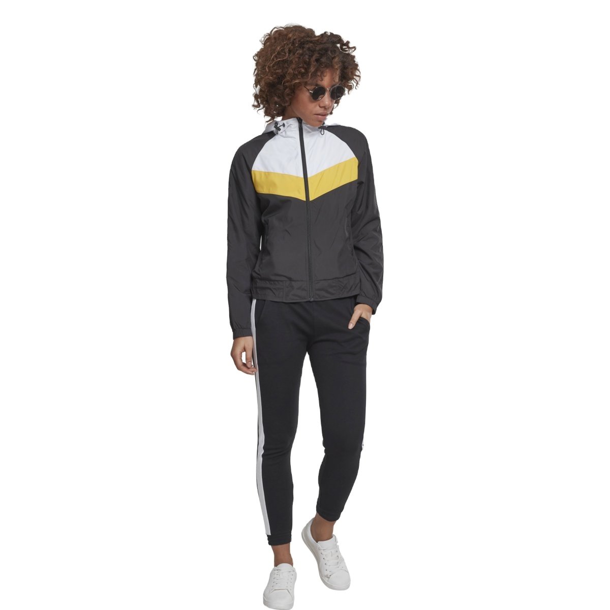 Custom Color Block WIndbreaker Jackets Waterproof Women Customized Color Block Jackets