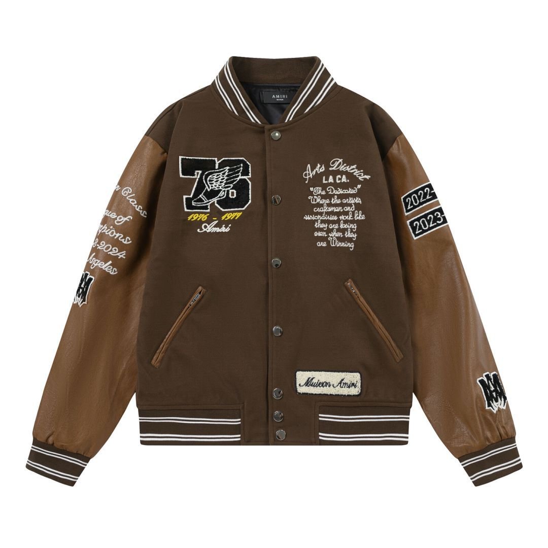 wholesale High quality DESIGNERS Famous brand luxury jacket baseball racing vintage jacket men