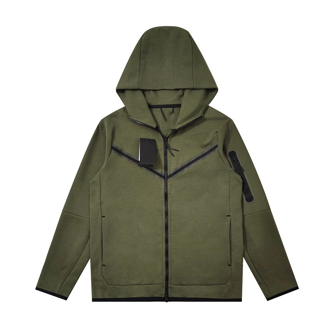 Hot sale high quality men's jackets cotton knit hoodie zipper sport casual jackets for men