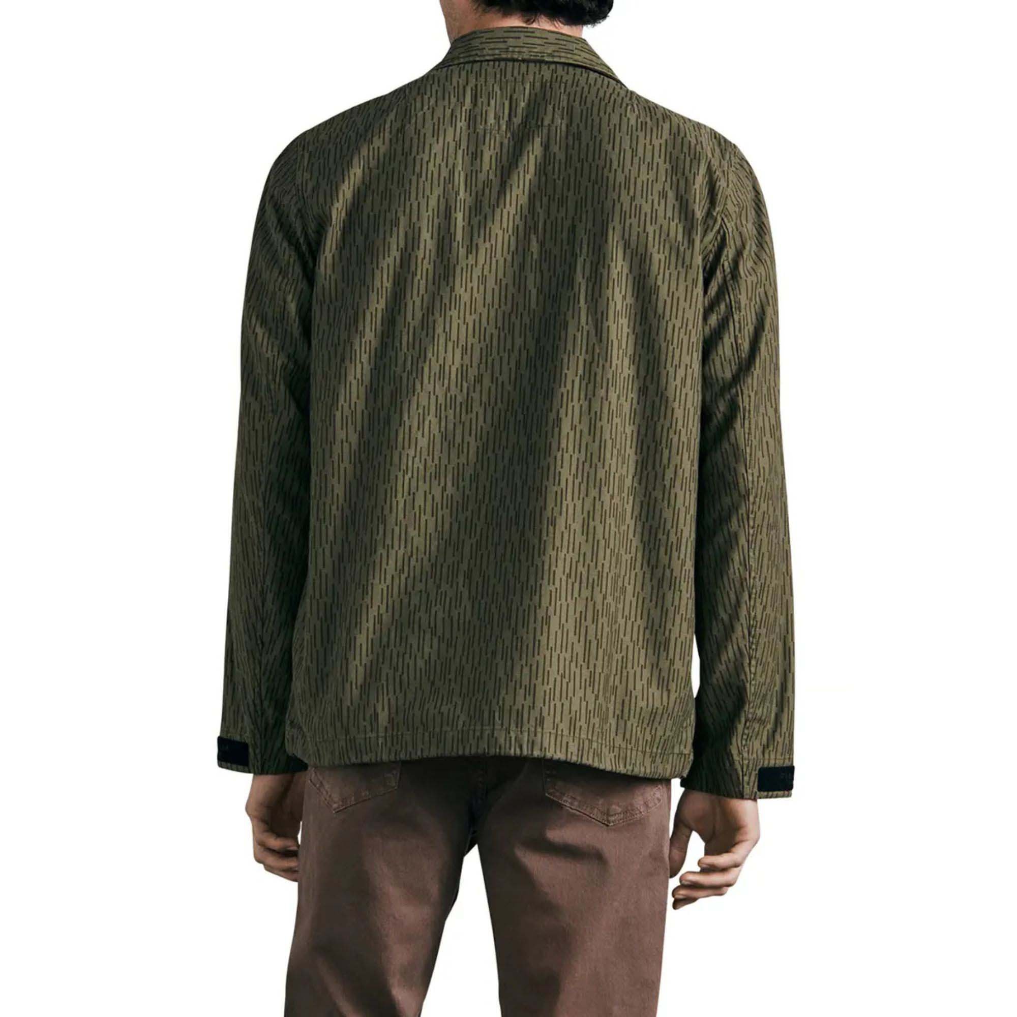 2023 Customized Men's Cotton Shirt Jacket With Long Sleeves And Two Patch Pockets 100% Cotton Shirts for Men