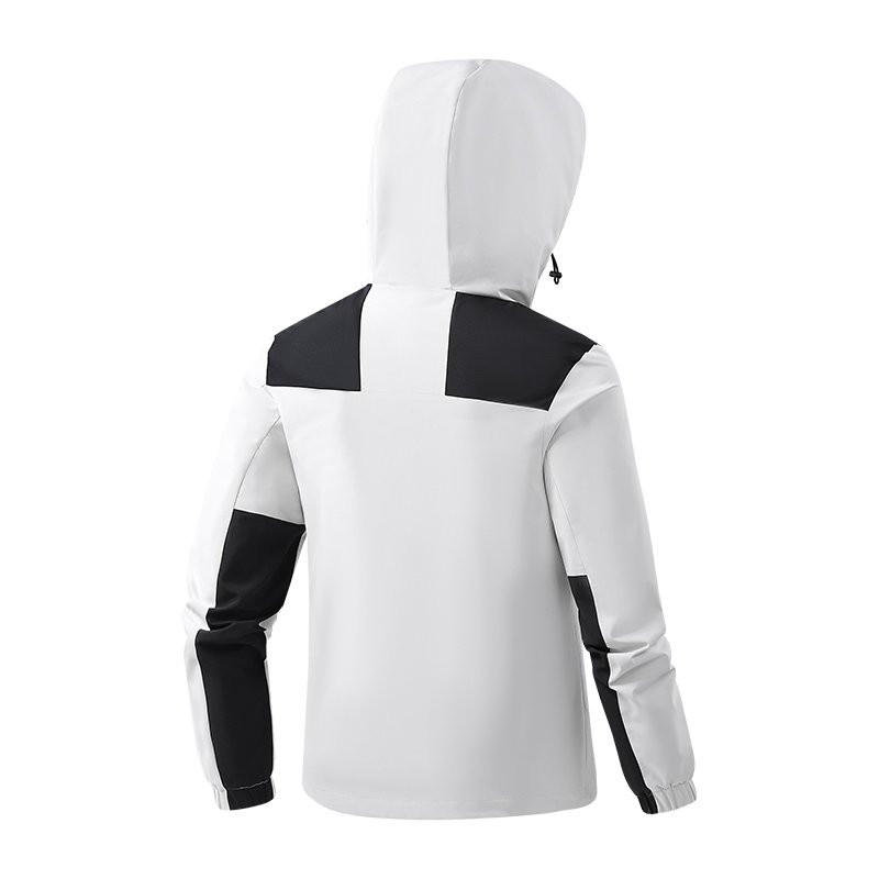 Men's Jackets Autumn Windbreaker Lightweight Zipper Up Outdoor Jacket Hooded Water Repellent Hiking Trekking Man Jacket