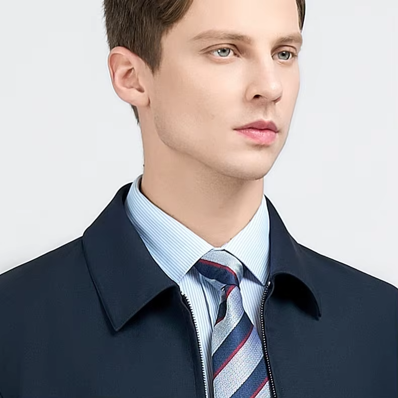Men jacket Men's Government Administrative Leadership Processing Office Uniform ClothingCasual Outwear Wool Varsity Jacket