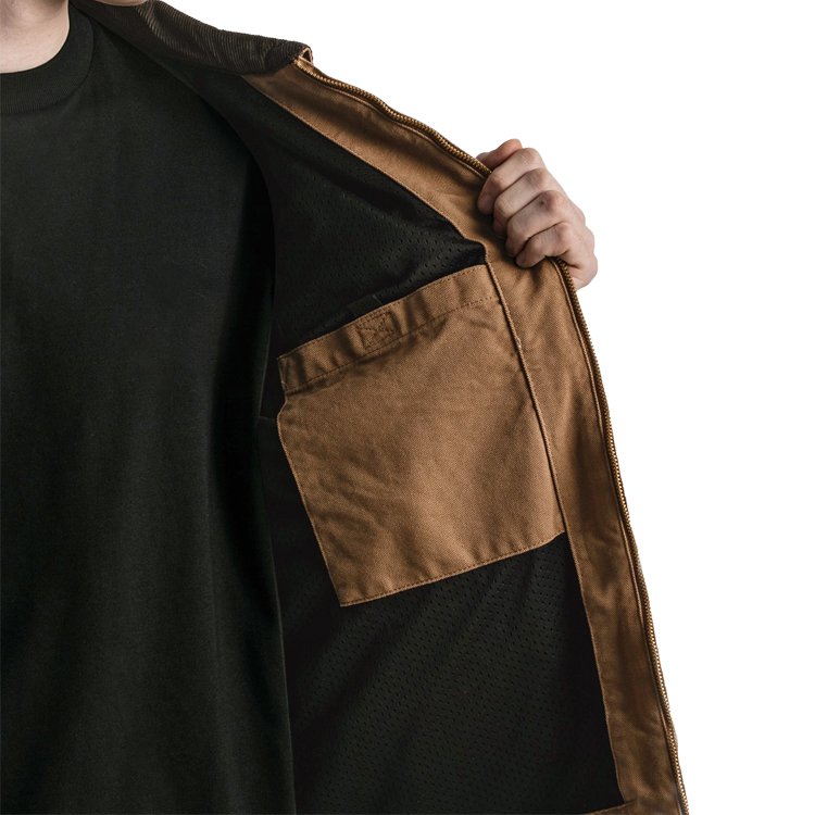 Heavy Duty Canvas Casual Jacket Blank Work Hunting Short Down Duck Canvas Corduroy Neck Men Work Jacket For Men
