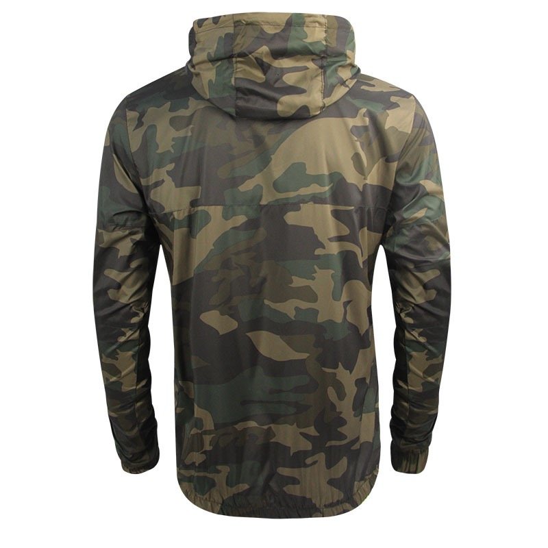 High Quality Custom Logo Hooded Outdoor Men's Waterproof Windbreaker Jackets With Zippers