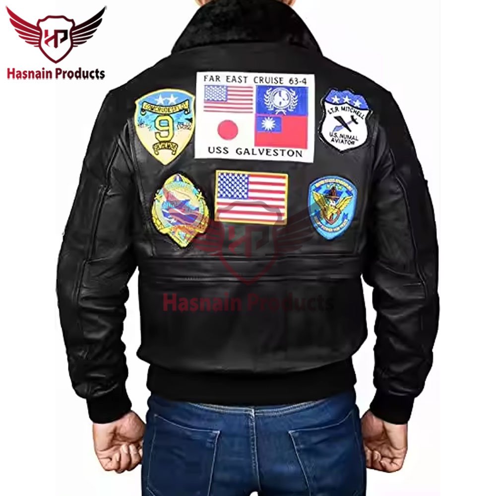Premium Crafted Men's Large Size Bomber Jacket Handmade from Genuine Fly Leather Customizable Motorcycle Leather Jacket