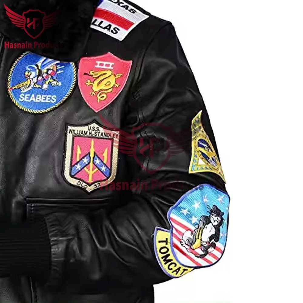 Premium Crafted Men's Large Size Bomber Jacket Handmade from Genuine Fly Leather Customizable Motorcycle Leather Jacket